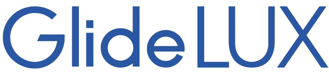 Glide LUX automatic window shutters logo