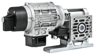German side drive motor option for rolling shutters